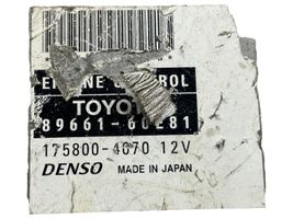 Toyota Land Cruiser (J120) Centralina/modulo del motore 8966160E81