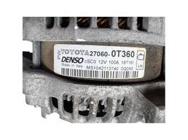 Toyota Avensis T270 Generator/alternator 270600T360