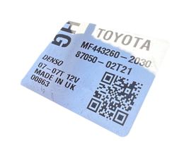 Toyota Avensis T270 Sisälämmityksen ilmastoinnin korin kokoonpano 8701002W30