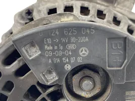 Mercedes-Benz C W203 Generatore/alternatore A0141540702