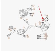 Audi A6 S6 C7 4G Duslintuvo antgalis 4G0253825N