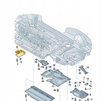 Audi A4 S4 B9 Osłona podwozia przednia 8W0825202