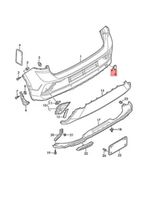 Volkswagen T-Roc Zaślepka / Osłona haka holowniczego przednia 2GA807441D