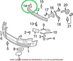 Audi A4 S4 B7 8E 8H Balkis priekinio bamperio 8E0807381C