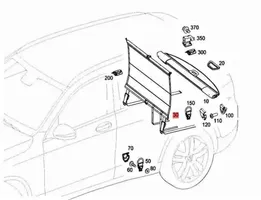 Mercedes-Benz GLC X253 C253 Занавеска 2538600074