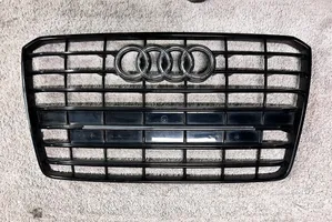 Audi A8 S8 D4 4H Maskownica / Grill / Atrapa górna chłodnicy 4H0853651AA