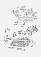 Audi A8 S8 D4 4H Parte del faro 17605002