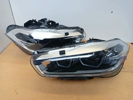 BMW X2 F39 Lot de 2 lampes frontales / phare 