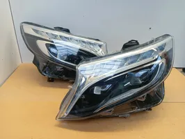 Mercedes-Benz Vito Viano W447 Lot de 2 lampes frontales / phare 