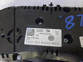 Volkswagen PASSAT B8 Compteur de vitesse tableau de bord 3G0920754