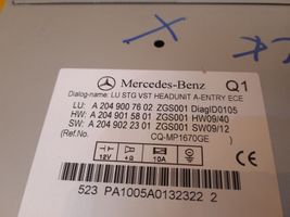 Mercedes-Benz C AMG W204 Radio/CD/DVD/GPS-pääyksikkö A2049007602