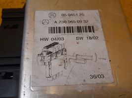 Mercedes-Benz SL R232 Moduł / Sterownik komfortu A2305450932