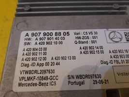 Mercedes-Benz Sprinter W907 W910 Konsola środkowa / Radio / GPS A9079008805