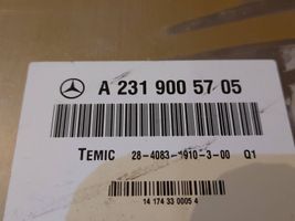 Mercedes-Benz SL R231 Module de commande suspension pneumatique arrière A2319005705