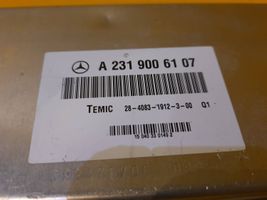 Mercedes-Benz SL R231 Module de commande suspension A2319006107