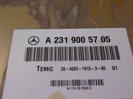 Mercedes-Benz SL R231 Module de commande suspension A2319005705