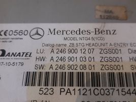 Mercedes-Benz B W246 W242 Radion/GPS-laitteen pääyksikön kehys A2469001207