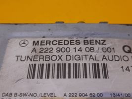Mercedes-Benz S W222 Konsola środkowa / Radio / GPS A2229001408