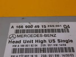 Mercedes-Benz ML W166 Pääyksikkö multimedian ohjaus A1669004915