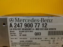 Mercedes-Benz B W247 Cadre, panneau d'unité radio / GPS A2479007712