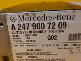Mercedes-Benz B W247 Radion/GPS-laitteen pääyksikön kehys A2479007209