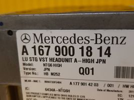 Mercedes-Benz GLE W167 Cadre, panneau d'unité radio / GPS A1679001814