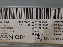 Mercedes-Benz S C217 Cadre, panneau d'unité radio / GPS A2179003401