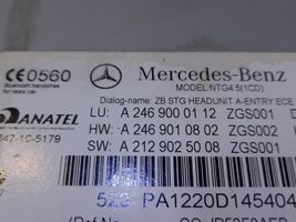 Mercedes-Benz B W246 W242 Konsola środkowa / Radio / GPS A2469000112