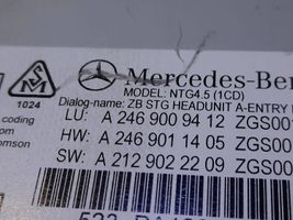 Mercedes-Benz B W246 W242 Radija/ CD/DVD grotuvas/ navigacija A2469009412