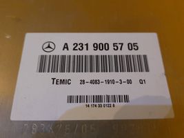 Mercedes-Benz SL R231 Module de commande suspension pneumatique arrière A2319005705