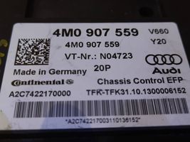 Audi Q7 4M Sterownik / Moduł tylnego zawieszenia pneumatycznego 4M0907559