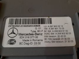 Mercedes-Benz EQS V297 Korin keskiosan ohjainlaite A2979005212