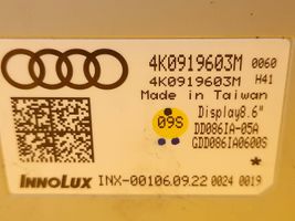 Audi A6 S6 C8 4K Monitori/näyttö/pieni näyttö 4K0919603M