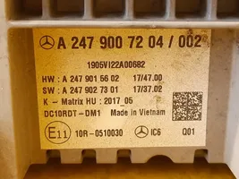 Mercedes-Benz B W247 Monitori/näyttö/pieni näyttö A2479007204