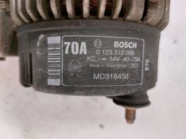 Mitsubishi Carisma Generatore/alternatore 0123315008