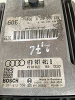 Audi A6 S6 C6 4F Centralina/modulo del motore 4F0907401B