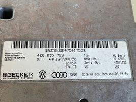 Audi A6 S6 C6 4F Multimedian ohjauslaite 4E0035729