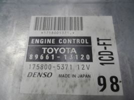 Toyota Corolla Verso E121 Moottorinohjausyksikön sarja ja lukkosarja 1758005371