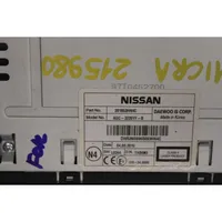 Nissan Micra Radio / CD/DVD atskaņotājs / navigācija 281853HN4C