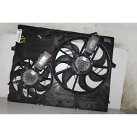 Volkswagen Touareg I Electric radiator cooling fan 