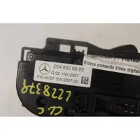 Mercedes-Benz C W204 Oro kondicionieriaus/ klimato/ pečiuko valdymo blokas (salone) 2048309885