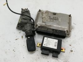 Seat Alhambra (Mk1) Kit centralina motore ECU e serratura 038906019J