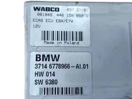 BMW X5 E70 Oro pakabos valdymo blokas (galinės) 37146778966