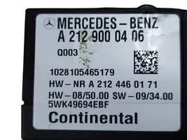 Mercedes-Benz E W212 Centralina/modulo pompa dell’impianto di iniezione A2129000406