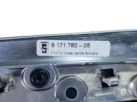 BMW 5 F10 F11 Moldura del tarjetero del panel de la puerta trasera 9171780