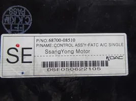 SsangYong Rexton Ilmastoinnin ohjainlaite 68700-08510