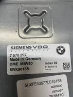 BMW X5 E70 Calculateur moteur ECU 7576297