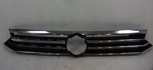 Volkswagen PASSAT B8 Front bumper upper radiator grill 