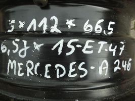 Mercedes-Benz B W246 W242 Cerchione in acciaio R15 