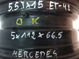 Mercedes-Benz Vaneo W414 R 15 metāla disks (-i) 